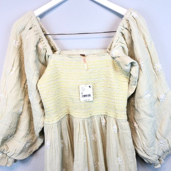 NEW Free People Dahlia Embroidered Maxi Dress - Picture 5 of 15